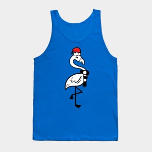 Christmas Flamingo Tank Top